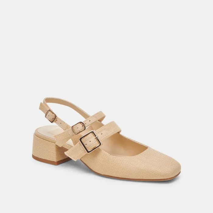 Heels Women Dolce Vita Patzy Heels Natural Raffia