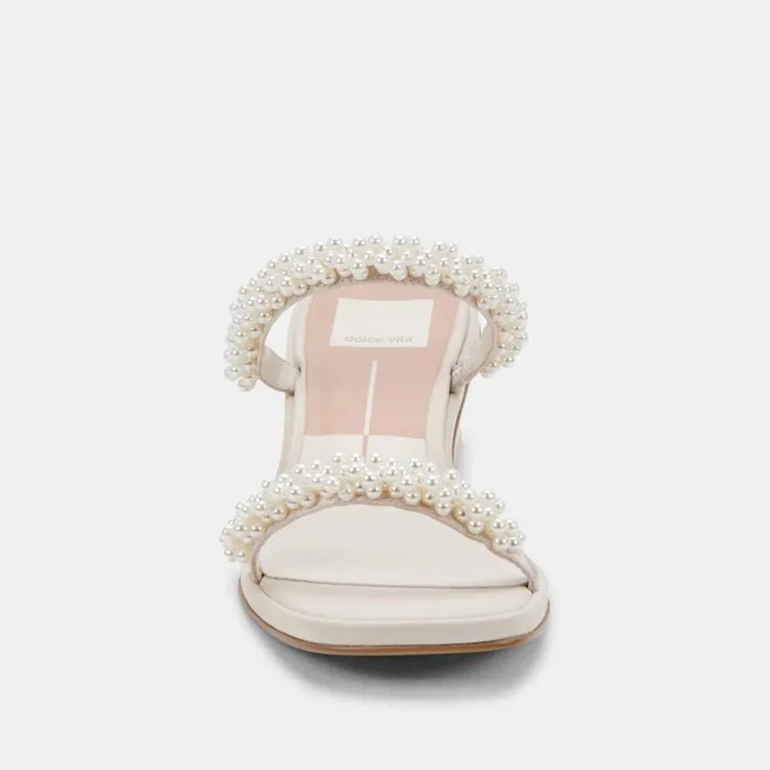Heels Women Dolce Vita River Pearl Heels Vanilla Pearls