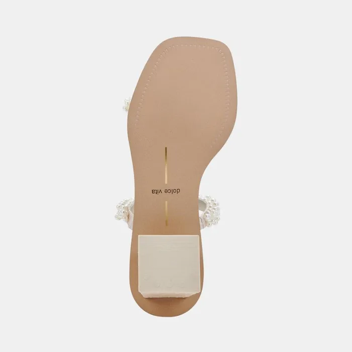 Heels Women Dolce Vita River Pearl Heels Vanilla Pearls