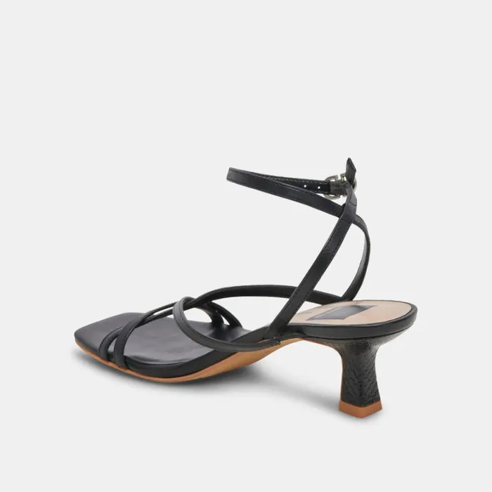 Heels Women Dolce Vita Zamal Heels Black Leather