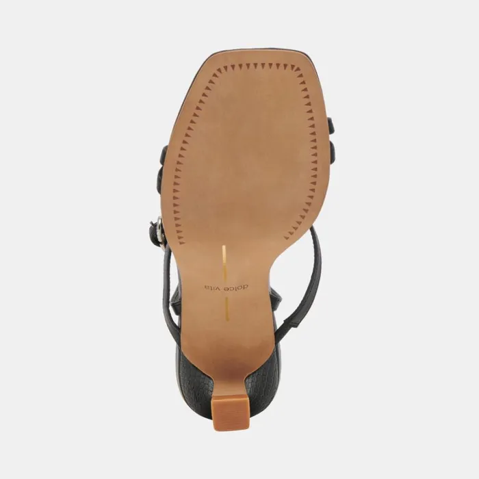 Heels Women Dolce Vita Zamal Heels Black Leather