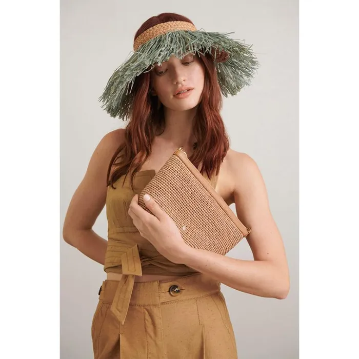 Helen Kaminski Arise Nougatmint Hats Visors