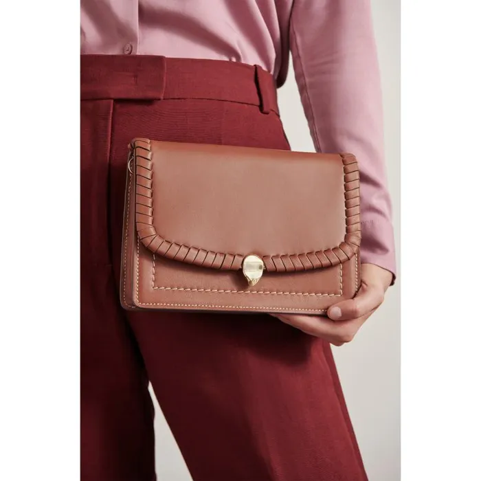Helen Kaminski Dauphine Crossbody Cuoio Bags Cross Body Bags