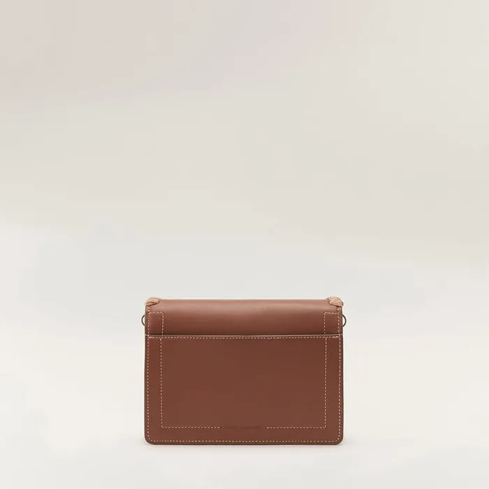 Helen Kaminski Dauphine Crossbody With Raffia Cuoio Nougat Bags Cross Body Bags