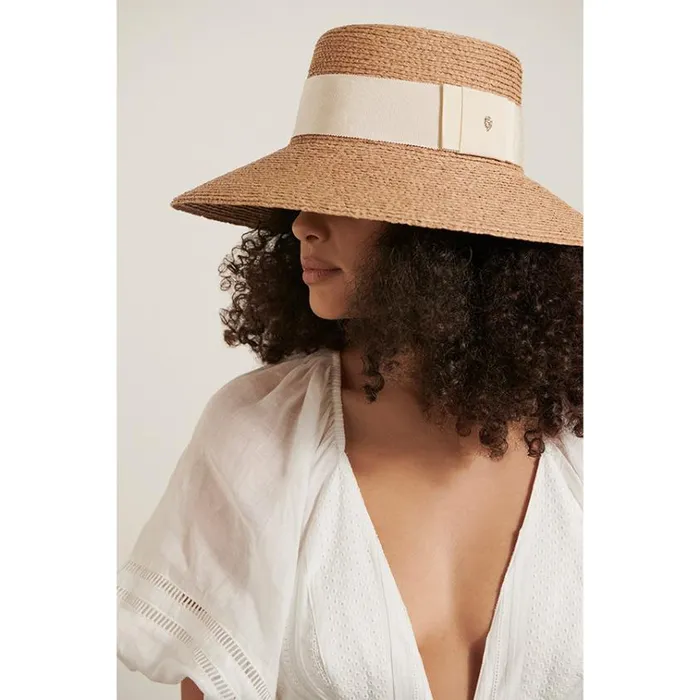 Helen Kaminski Easton Nougatcream Hats Boaters