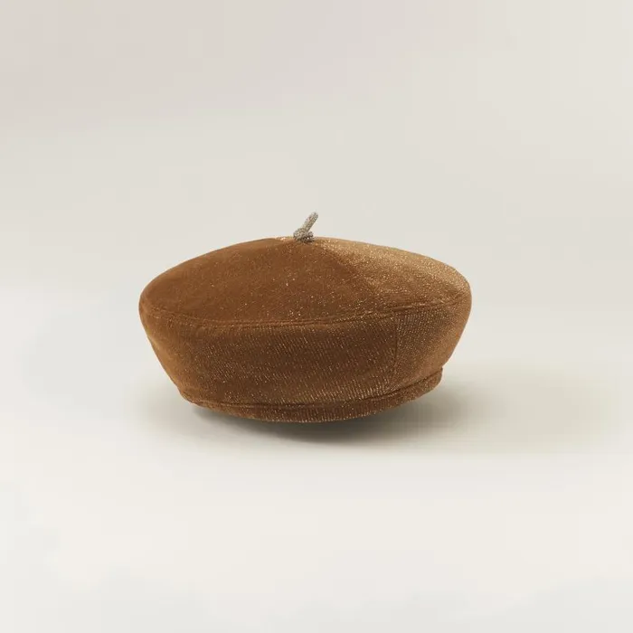 Helen Kaminski Galileo Almond Sparkle Hats Beanies and Berets