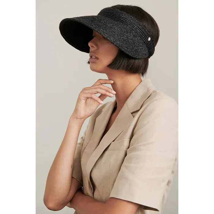 Helen Kaminski Kirsten Charcoal Hats Rollable and Packable