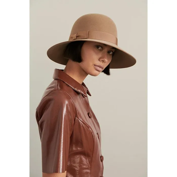 Helen Kaminski Letta Conscious Camelcamel Hats Round Crown