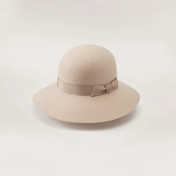 Helen Kaminski Letta Conscious Ecrusand Hats Round Crown