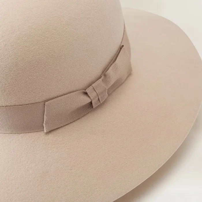 Helen Kaminski Letta Conscious Ecrusand Hats Round Crown