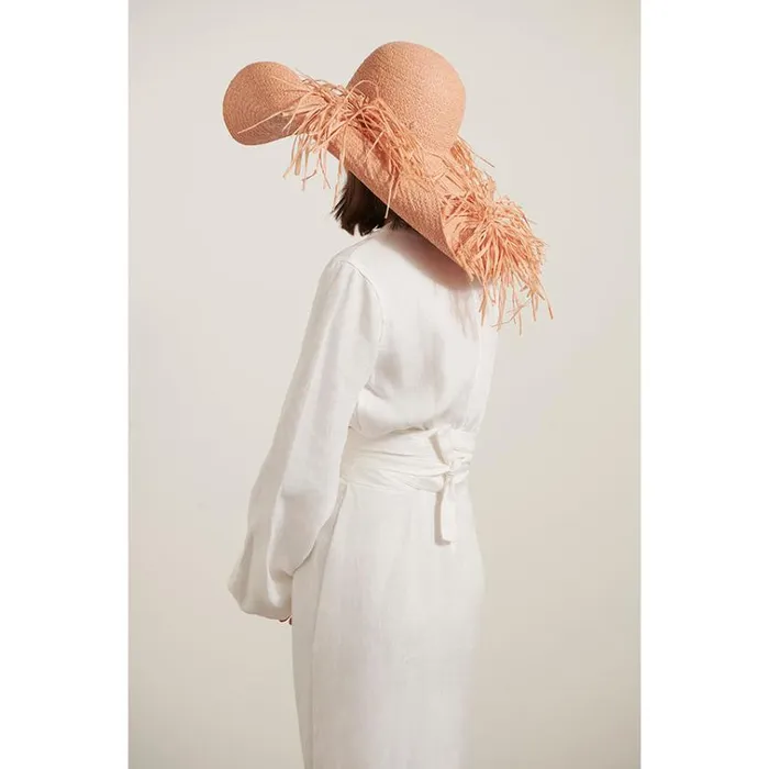 Helen Kaminski Liza Orange Seleniteorange Selenit Hats Round Crown