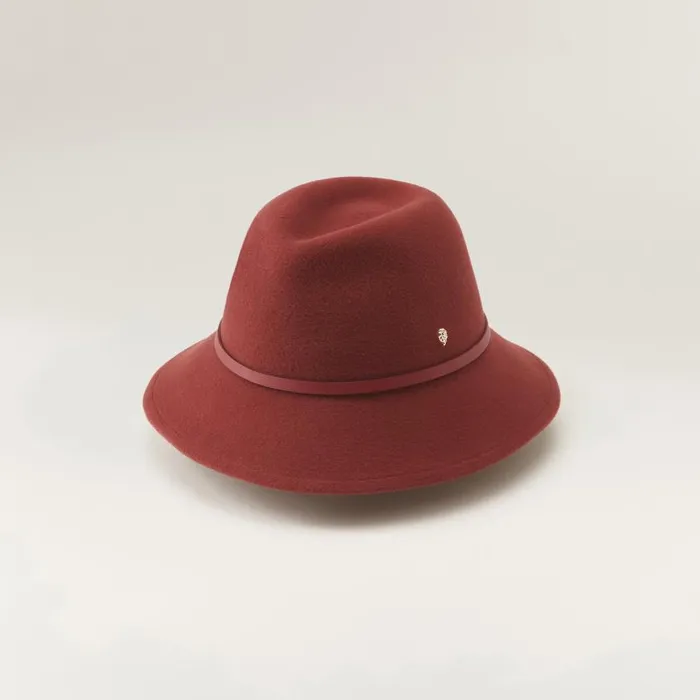 Helen Kaminski Lumie Deep Rustruby Hats Fedora