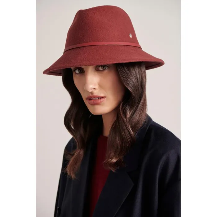 Helen Kaminski Lumie Deep Rustruby Hats Fedora