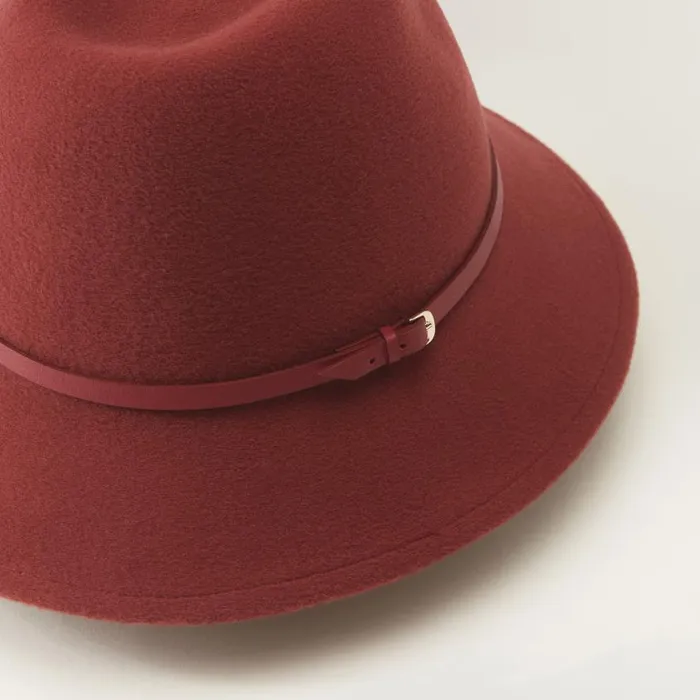Helen Kaminski Lumie Deep Rustruby Hats Fedora