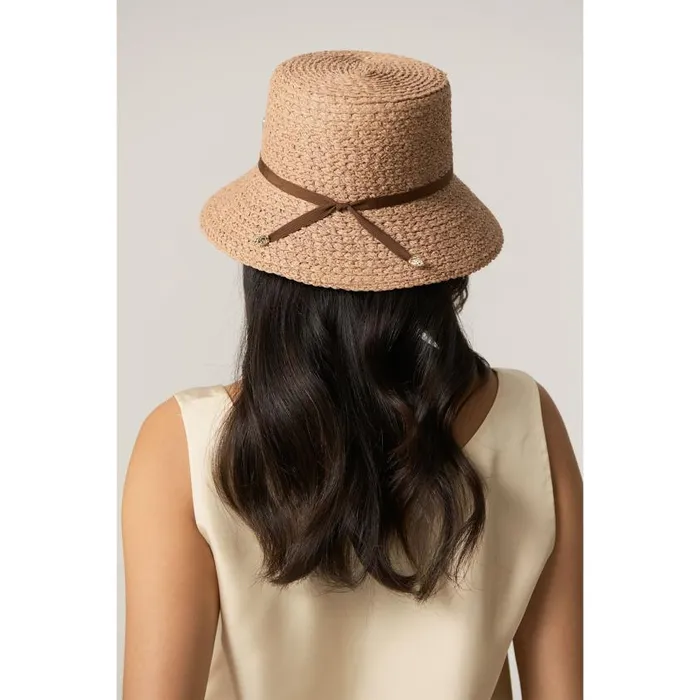 Helen Kaminski Naaima Nougat Nutshell Hats Bucket