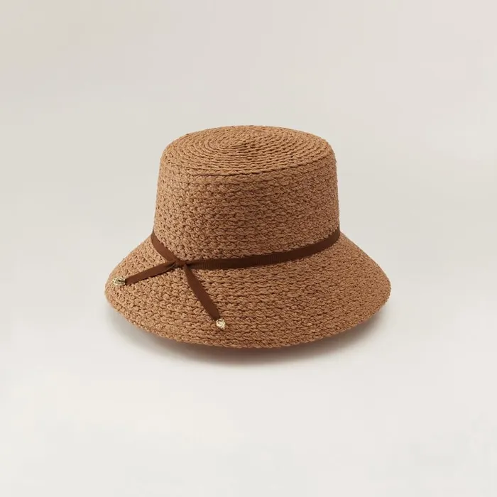 Helen Kaminski Naaima Nougat Nutshell Hats Bucket