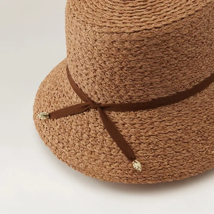 Helen Kaminski Naaima Nougat Nutshell Hats Bucket