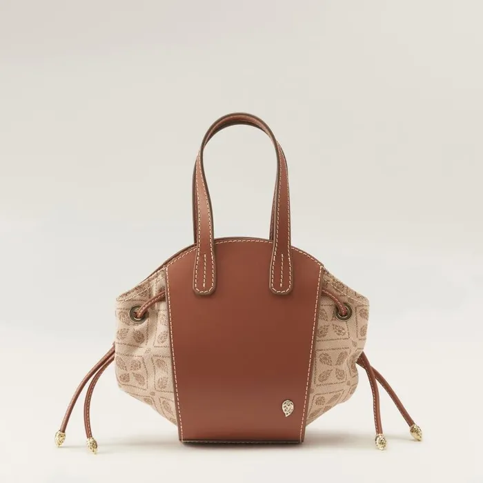 Helen Kaminski Piaf Tote Mini Jacquard Lattecuoio Bags Mini Bags