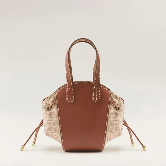 Helen Kaminski Piaf Tote Mini Jacquard Lattecuoio Bags Mini Bags