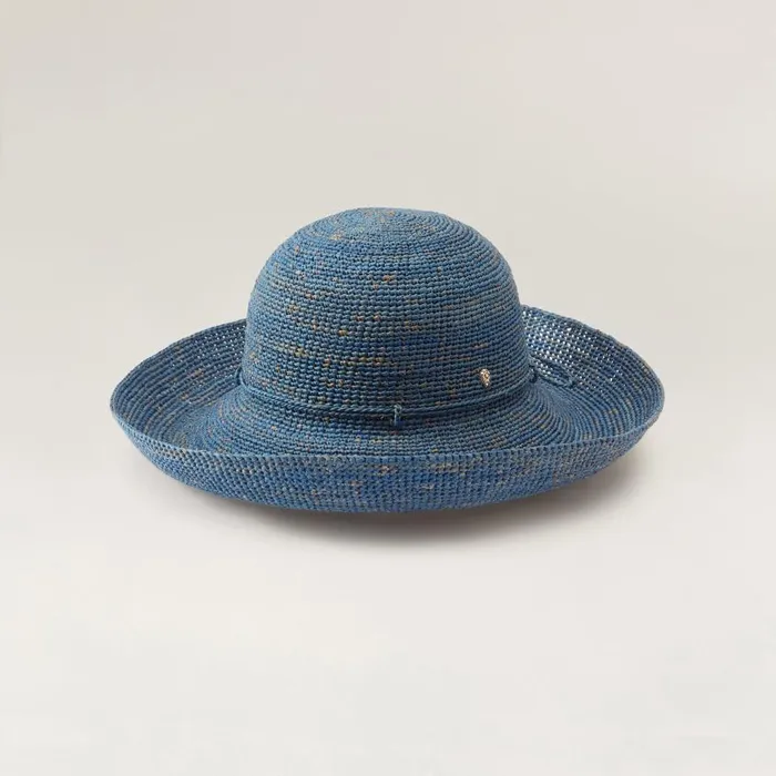 Helen Kaminski Provence 12 Sapphire Hats Rollable and Packable