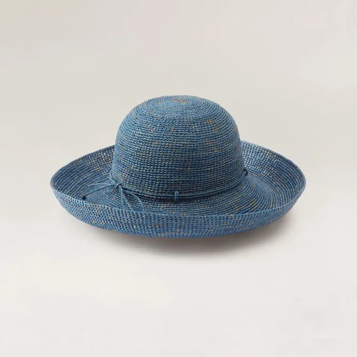 Helen Kaminski Provence 12 Sapphire Hats Rollable and Packable