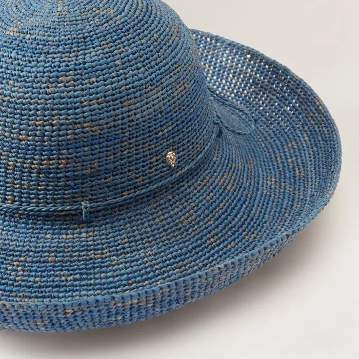 Helen Kaminski Provence 12 Sapphire Hats Rollable and Packable