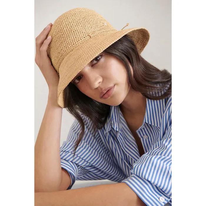 Helen Kaminski Provence 8 Natural Hats Rollable and Packable