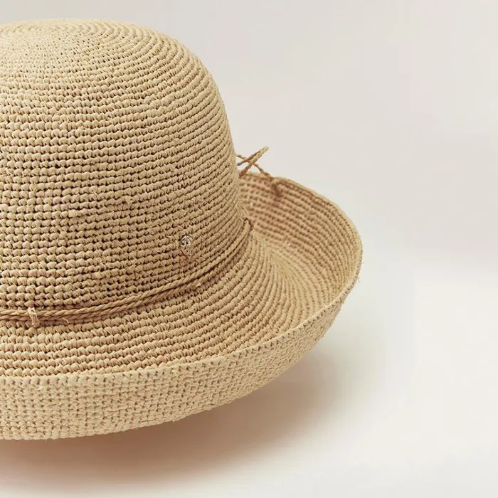 Helen Kaminski Provence 8 Natural Hats Rollable and Packable