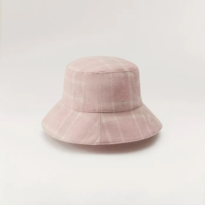 Helen Kaminski Roset Cameo Rose Check Hats Bucket