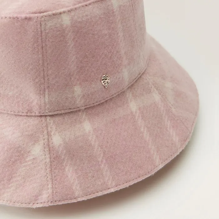 Helen Kaminski Roset Cameo Rose Check Hats Bucket