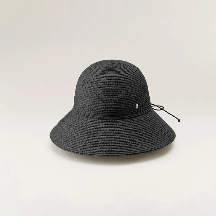 Helen Kaminski Valence 9 Charcoal Hats Cloche