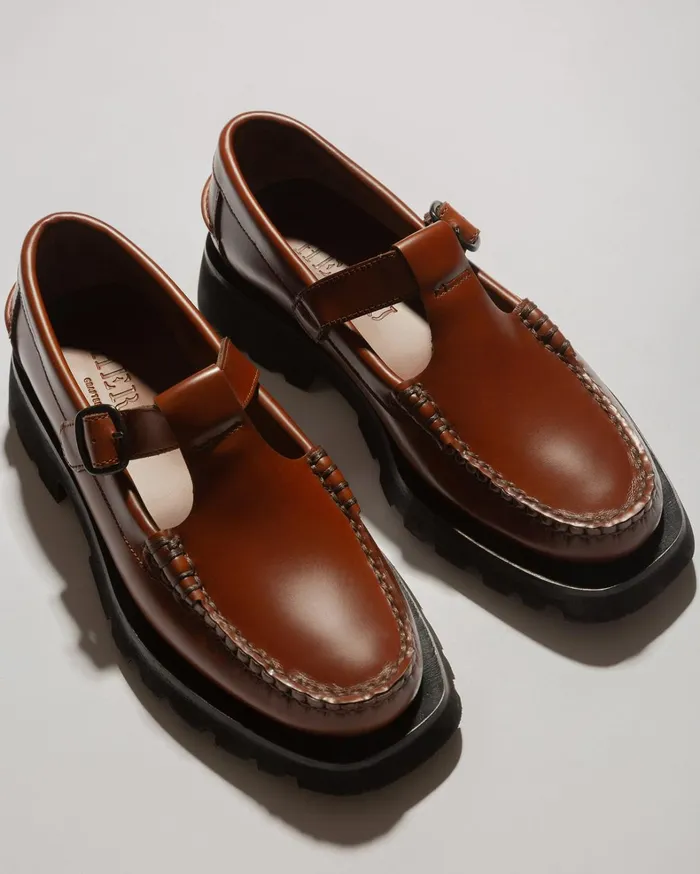 Hereu ALBER SPORT 8211 Tread Sole TBar Loafer Women Loafers