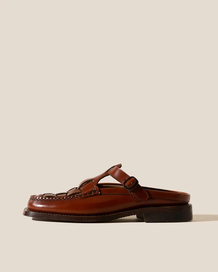 Hereu BONELL 8211 Woven Tbar Mule Loafer Women Loafers