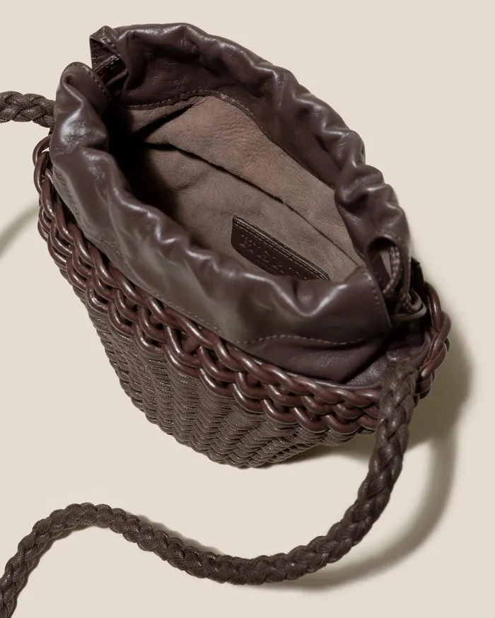 Hereu FIOL 8211 HandBraided Mini Crossbody Bag WomenMen Crossbody Bags
