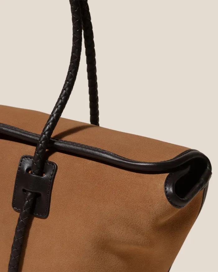 Hereu FORNA SUEDE 8211 Leather Framed Shoulder Bag Women Shoulder Bags