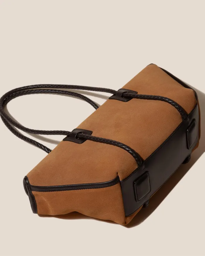 Hereu FORNA SUEDE 8211 Leather Framed Shoulder Bag Women Shoulder Bags