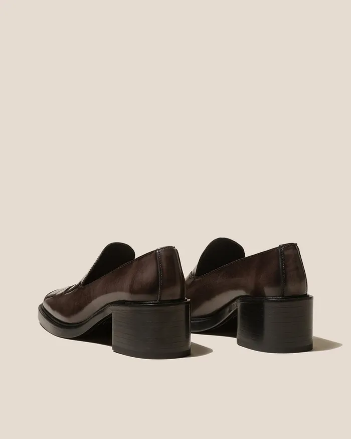 Hereu GUERA HEELED 8211 Brushed Interwoven SlipOn Loafer Women Heels