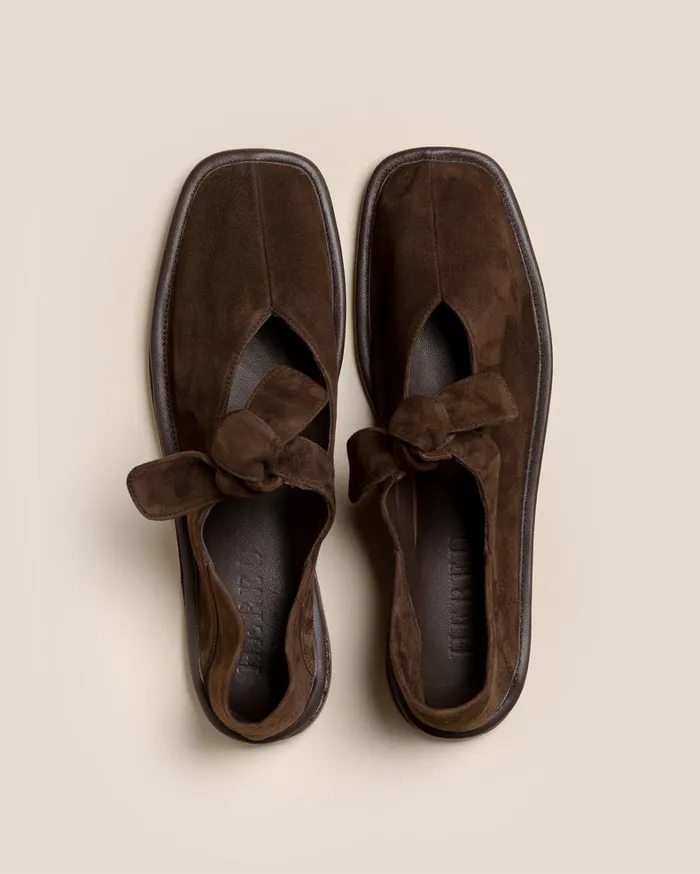 Hereu LLASADA SUEDE 8211 FrontKnot Pump Women Soft Shoes