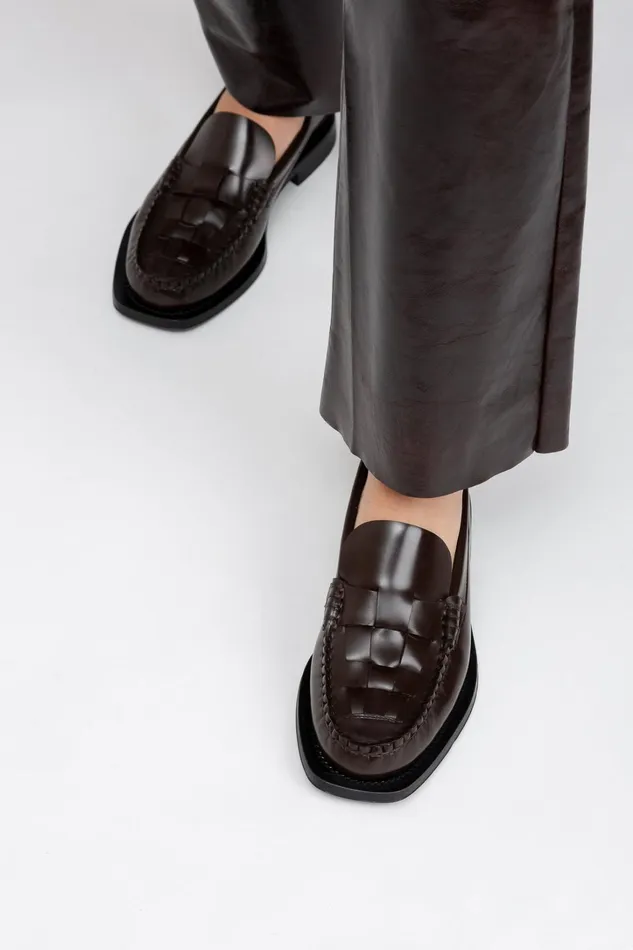 Hereu NOMBELA 8211 Interwoven Detail Slipon Loafer Men Loafers