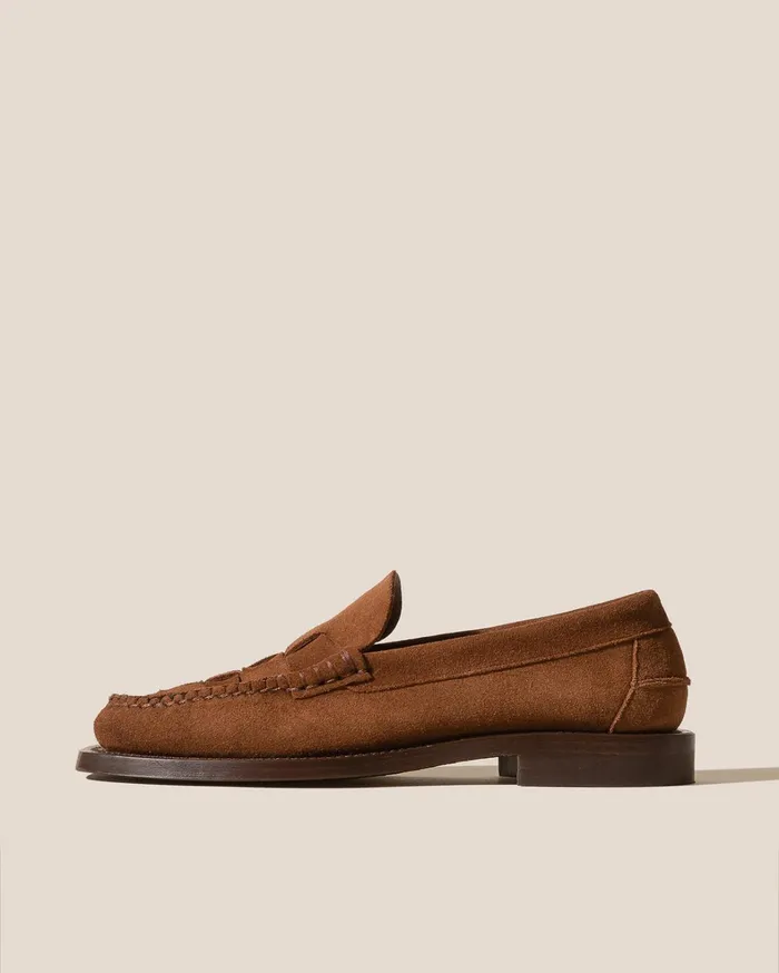 Hereu NOMBELA SUEDE 8211 Interwoven Detail Slipon Loafer Women Loafers