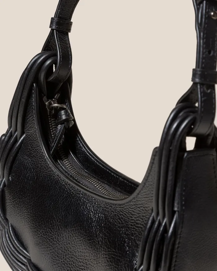 Hereu PINAR SHOULDER 8211 Braided Detail Shoulder Bag Women Shoulder Bags