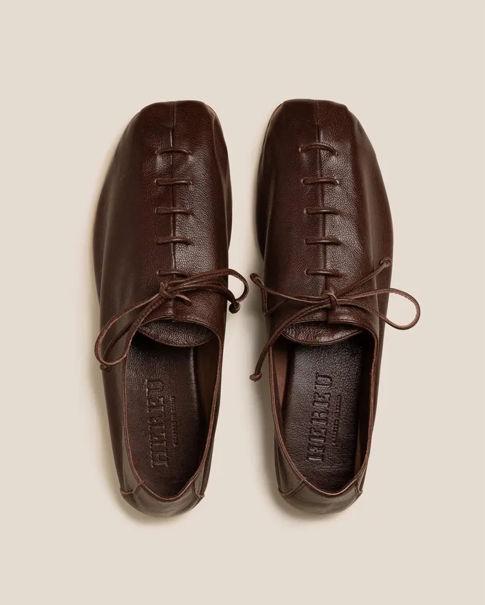 Hereu PLEGADA SHINY 8211 Deconstructed Laceup Shoe Men Soft Shoes
