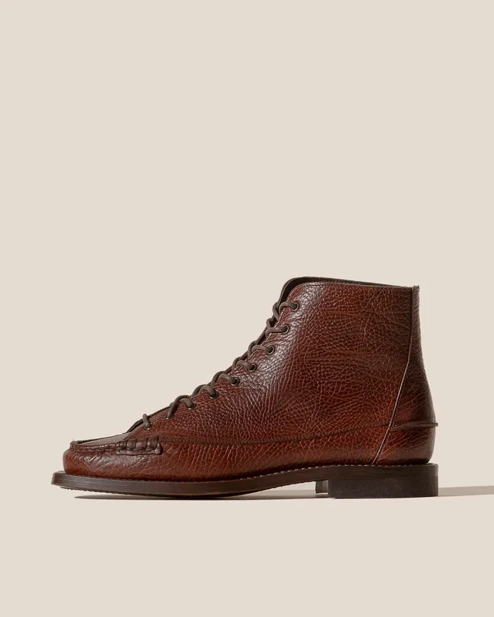 Hereu PRIEGO SQUARED BOOT GRAINY 8211 Lace Up Loafer Women Boots