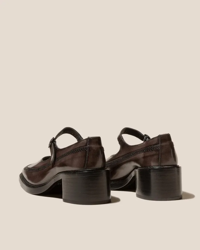 Hereu SIO HEELED 8211 Brushed Mary Jane Loafer Women Heels