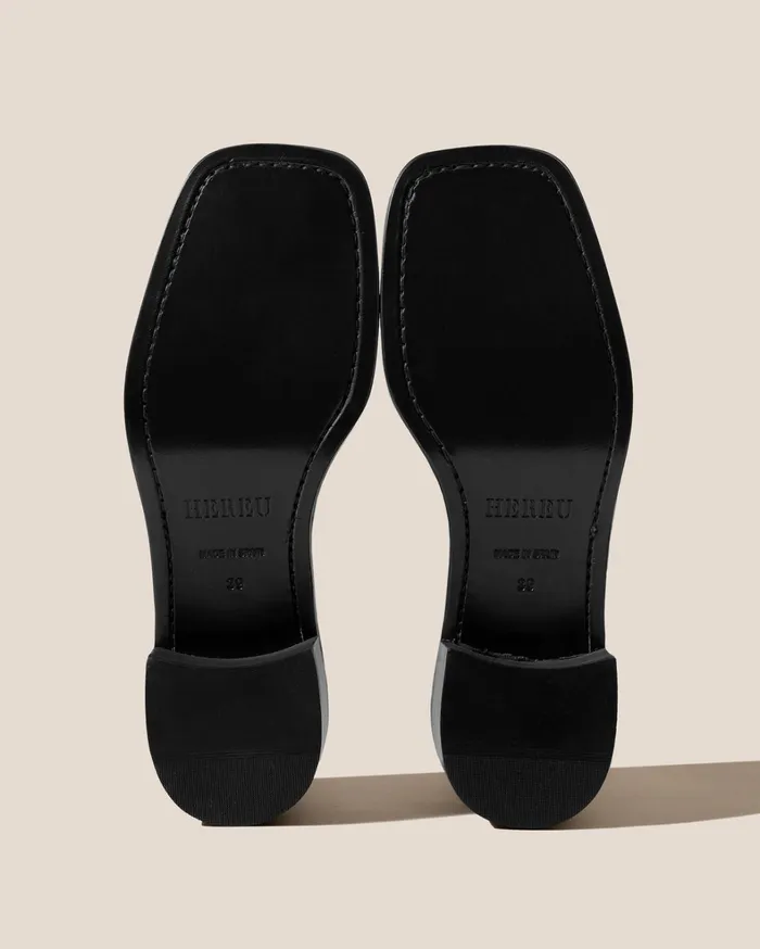 Hereu SIO HEELED 8211 Brushed Mary Jane Loafer Women Heels