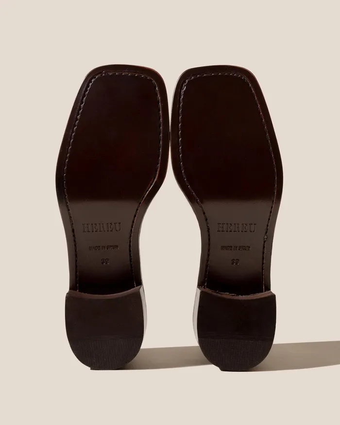 Hereu SIO HEELED 8211 Brushed Mary Jane Loafer Women Heels