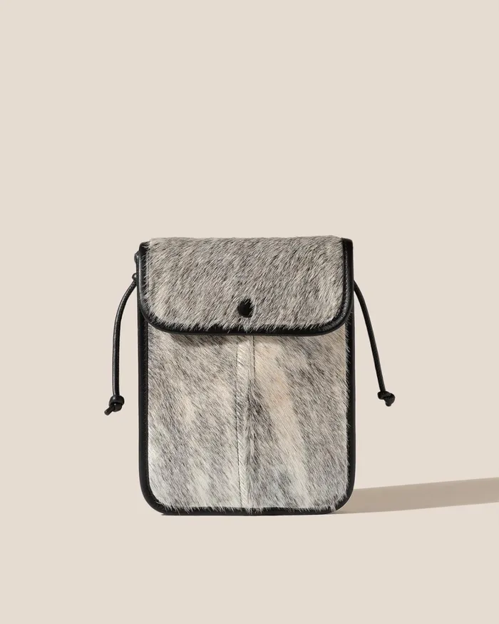 Hereu TERRA CALF HAIR 8211 SquareFlat Crossbody Bag WomenMen Crossbody Bags