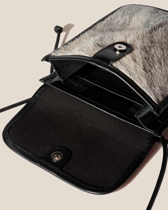 Hereu TERRA CALF HAIR 8211 SquareFlat Crossbody Bag WomenMen Crossbody Bags