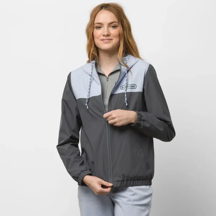 Hoodies and Jackets Kastle Block Windbreaker Asphalt Vans Women Hoodies and Jackets Kastle Block Windbreaker Asphalt Vans Women