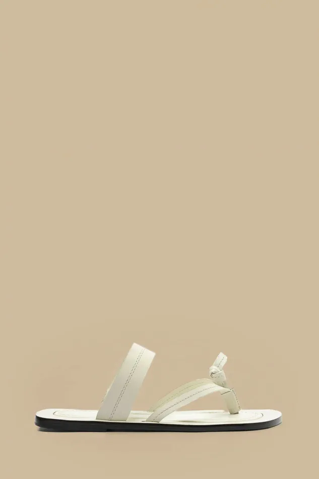 Ivory Tie Flat Sandal Women FARM Rio Sandals